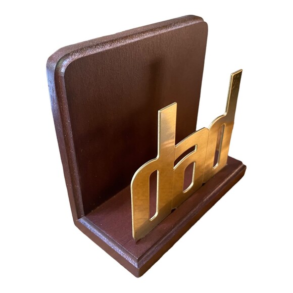 Vtg 80s Avon The Gift Collection "DAD" Letter Holder - Picture 3 of 9